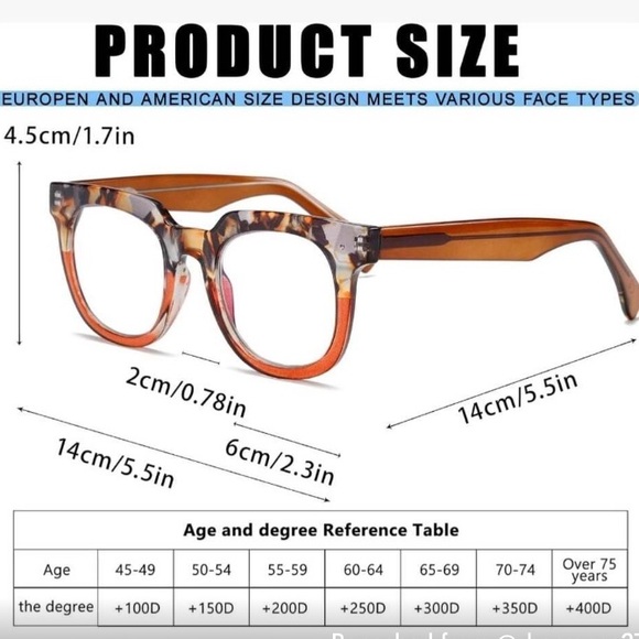 NWT 3pcs. +3.50 Quality Fun Reading Glasses Tortoiseshell/Ombre Blue/Brown/Green - Picture 12 of 16
